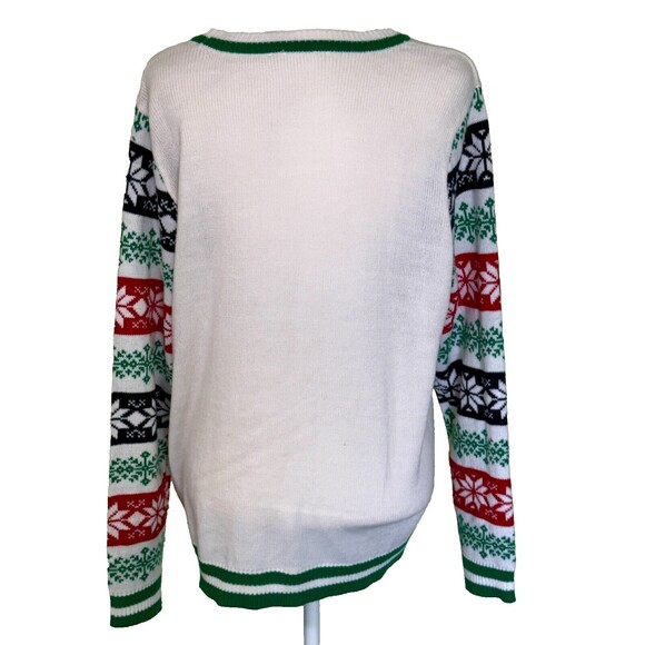 Ugly Christmas Sweater Blessed Missing Tag XL? See Measurements in Description - Picture 3 of 4